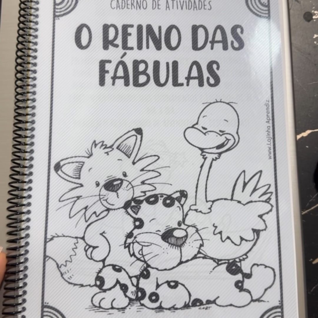 Caderno REINO DAS FÁBULAS
